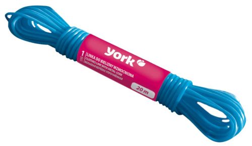 60 x Sfoară de Uscat Rufe 20m - YORK - GARDEROBĂ BINE ÎNTREȚINUTĂ