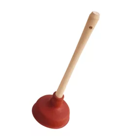   Pompa WC cu Mâner din Lemn - YORK - CLEAN HOUSE - Ergonomie Superioară, Durabilitate Maximă, Eficiență Ridicată