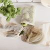 Saci din Bumbac Ecologic pentru Fructe și Legume (3 bucăți) - YORK ECO NATURAL