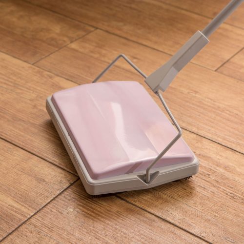 Aspirator Manual KATIE - YORK, 28x20x102 cm, Polipropilenă și Oțel, Gri-Roz