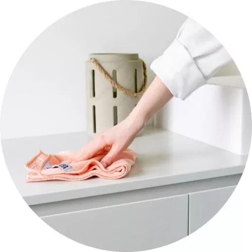 Laveta Microfibră pentru Baie York ECO EGO, 40×40 cm, Poliester Reciclat 67%