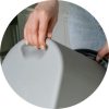 CIRCULAR 13 Litri Găleată Dreptunghiulară cu Stoarcere Plată York Eco Ego