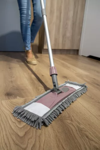 Mop Lapos York Restart cu Cap Chenille din Poliester 100% Reutilizat, Compatibil cu Toate Suprafețele, 85–140 cm