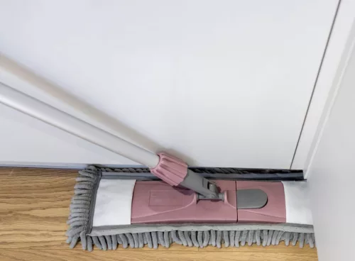Mop Lapos York Restart cu Cap Chenille din Poliester 100% Reutilizat, Compatibil cu Toate Suprafețele, 85–140 cm